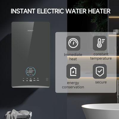 Instantaneous Electric Water Heater With Touch Display For Bathroom